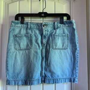 Loft Women’s Front Pocket Mini Skirt Size 8